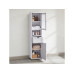 VASAGLE Vitrine Landhausstil 40 x 165 cm, Weiss VASAGLE Vitrine Landhausstil 40 x 165 cm, Weiss