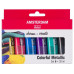 Amsterdam Acrylfarbe Set Colorful Metallic 6 Tuben à 20 ml