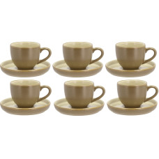 Bitz Espressotasse Wood 70 ml, 6 Stück, Wood/Sand