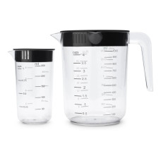 Brabantia Messbecher 2 Stück, 2.5 dl, Transparent Brabantia Messbecher 2 Stück, 2.5 dl, Transparent