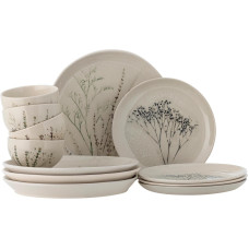 Bloomingville Speise-Service Bea 12-teilig, Nature
