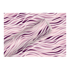 Braun + Company Geschenkpapier By Nature Soft Waves 2 m x 70 cm, Violett