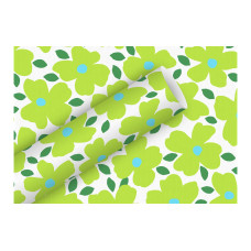 Braun + Company Geschenkpapier By Nature Poppy Pop Fresh 2 m x 70 cm, Grün