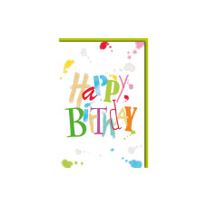 Braun + Company Geburtstagskarte Happy Birthday 11.5 x 17 cm Braun + Company Geburtstagskarte Happy Birthday 11.5 x 17 cm