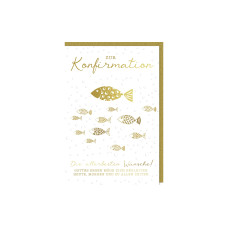 Braun + Company Glückwunschkarte Fische 11.5 x 17 cm