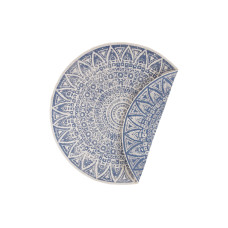 Freundin Home Collection Teppich Lilja 140 cm, Blau