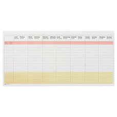 Simplex Wochen-Notizkalender 42 x 21 cm, 50 Blatt Simplex Wochen-Notizkalender 42 x 21 cm, 50 Blatt
