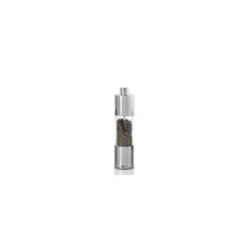 AdHoc Salz- oder Pfeffermühle Classic 18 cm, Silber/Transparent
