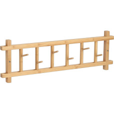 Zeller Present Wandgarderobe Bambus 68 x 2.5 x 22 cm