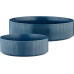 Björn Salatschüssel Scandi Ø 21.5 cm + Ø 27.5 cm, Marineblau