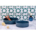 Björn Salatschüssel Scandi Ø 21.5 cm + Ø 27.5 cm, Marineblau