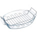 Pyrex Auflaufform mit Grill-Einsatz 4 L, 38 x 27 x 7 cm