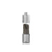 AdHoc Salz- oder Pfeffermühle Classic 18 cm, Silber/Transparent