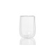AdHoc Tee-Set Fusion Glass 400 ml, 1 Stück, Silber/Transparent