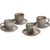 Zeller Present Espressotasse 62 ml, 4 Stück, Taupe Zeller Present Espressotasse 62 ml, 4 Stück, Taupe