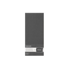 COCON Kissenbezug Renforcé 100 x 65 cm, Graphit, 2 Stk.