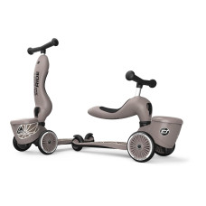 Scoot and Ride Scooter Brown lines Braun