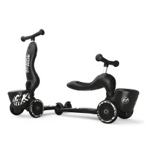Scoot and Ride Scooter Zebra Schwarz