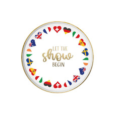 Braun + Company Einwegteller Flaggen 10 Stück Braun + Company Einwegteller Flaggen 10 Stück