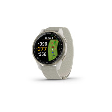 GARMIN GPS-Sportuhr Approach S50 elfenbein/cremegold, Band 20mm