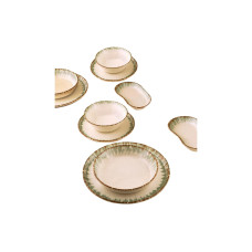 Hermia Speise-Service N25004 Grün/Braun/Weiss Hermia Speise-Service N25004 Grün/Braun/Weiss