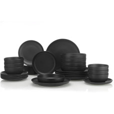 Hermia Geschirr-Set Schwarz Hermia Geschirr-Set Schwarz