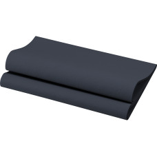 Duni Stoffserviette 40 cm x 40 cm, 60 Stück, Schwarz