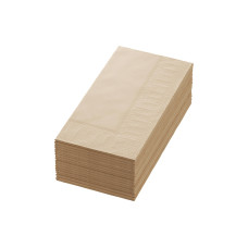 Duni Stoffserviette Tissue 40 cm x 40 cm, 250 Stück, Nature