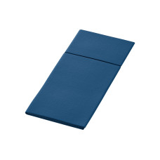 Duni Stoffserviette Duniletto 33 cm x 40 cm, 65 Stück, Dunkelblau