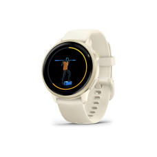 GARMIN GPS-Sportuhr Vivoactive 6 Weiss