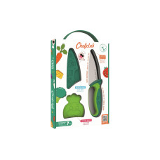 Chefclub Kindergeschirrset Messer Grün