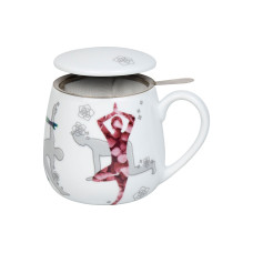 Könitz Teetasse Yoga in Nature 400 ml, Weiss