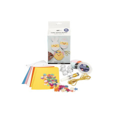 Creativ Company Bastelset Funny Easter Friends 1 Stück, Gelb/Rosa Creativ Company Bastelset Funny Easter Friends 1 Stück, Gelb/Rosa