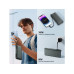 4smarts Powerbank Mit integriertem USB-C Kabel 20000 mAh, Spacegrau