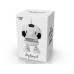 Hoptimist Aufsteller Fussball Bumble Weiss, 7.6 cm