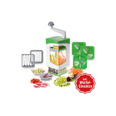 Genius Gemüseschneider Nicer Dicer Julietti 13-teilig, Grün/Weiss