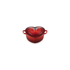 Le Creuset Herz-Bräter Ø 20 cm, Kirschrot