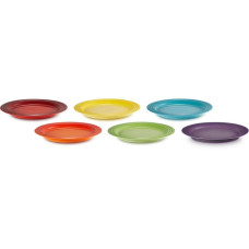 Le Creuset Frühstückteller Ø 22cm, 6 Stück, Regenbogen