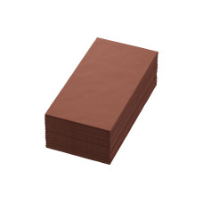 Duni Stoffserviette Tissue 40 cm x 40 cm, 250 Stück, Braun