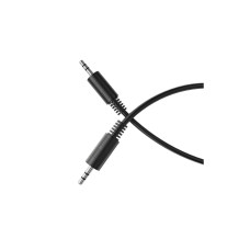 HDSupply Audio-Kabel 3.5 mm Klinke - 3.5 mm Klinke 1 m, Schwarz