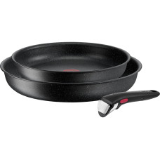 Tefal Pfannen-Set Ingenio Black Stone 24 cm/28 cm