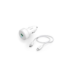 Hama Autoladegerät Car Charger Lightning 20 W Weiss