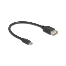 Delock USB 2.0-Kabel EASY-USB USB A - Micro-USB B 0.2 m