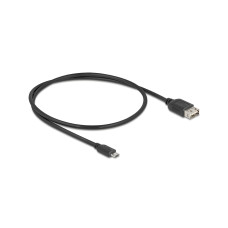Delock USB 2.0-Kabel EASY-USB USB A - Micro-USB B 0.5 m