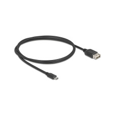 Delock USB 2.0-Kabel EASY-USB USB A - Micro-USB B 1 m