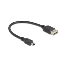 Delock USB 2.0-Kabel EASY-USB USB A - Mini-USB B 0.2 m