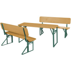 roba Kinderparty-Garnitur Natur/Grün