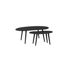 EGLO Beistelltisch Aloran 2er Set, Dunkelgrau