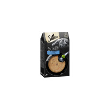 Sheba Nassfutter Classic Soup mit Thunfischfilet, 4 x 40g