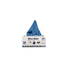 Haushaltsware Mikrofaser-Reinigungstuch Box, 50 Stück, Blau